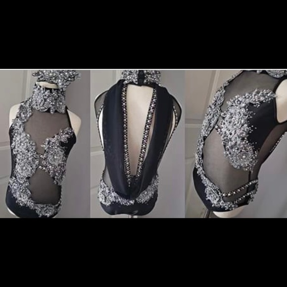 BOMBSHELL Custom competition dance costume. Child Small CS - Picture 1 of 7
